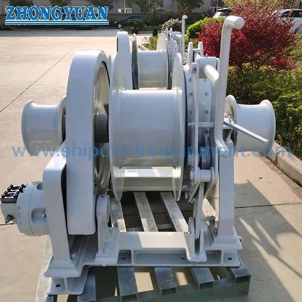 Winch Jangkar Hidrolik Listrik Kecepatan Drum Tunggal untuk Peralatan