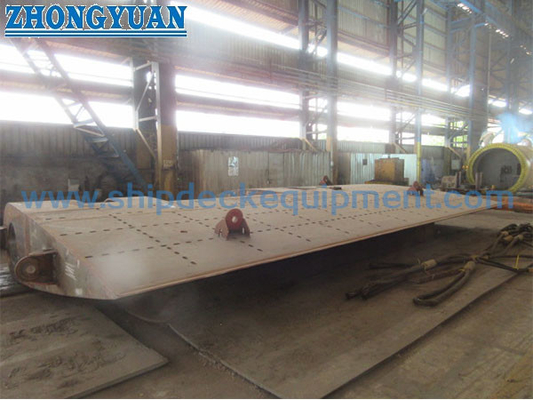 Fabrikasi Steel Flap Type Rudder Blade Kemudi Hidrolik Kelautan