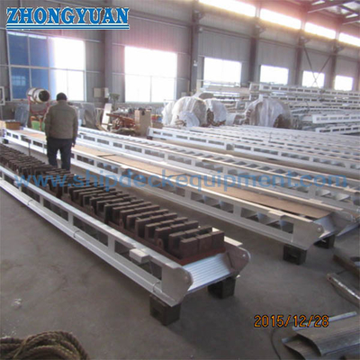 ISO7061 Tipe B Aluminium Shore Gangway Dengan Anti Slip Langkah Peralatan Laut