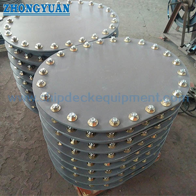 JIS F 2304 Tipe B Flush Multi Bolt Oval Manhole Marine Outfitting