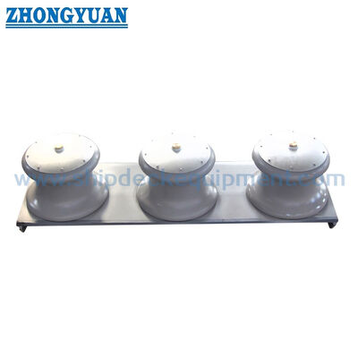 100 450mm Open Type Casting Steel Roller Fairlead dengan Foundation untuk Mooring Kapal