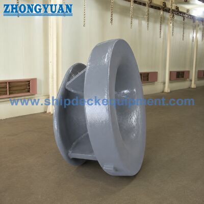 310 ∼ 500 mm Bulwark-mounted Cast Steel Panama Chock. JIS F 2017 Type BC untuk Mooring Kapal