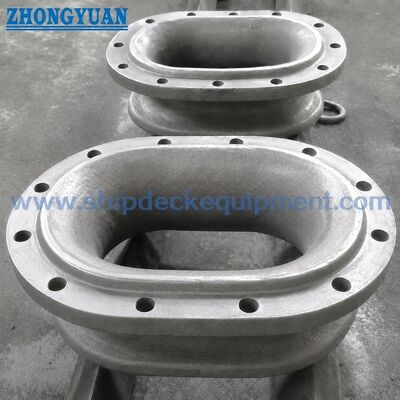 Bulwark-Bolted Cast Steel Mooring Chock -- CB 34-76 Tipe B untuk Mooring Kapal