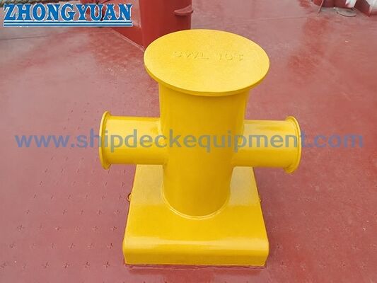 Kapal Cross Bitt Cruciform Bollard. CB/T 3845-2000 Dek Las Mooring Bollard.