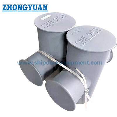 150–350 mm Cross Bitt Baja Las JIS F 2804-1976 untuk Tambat Kapal