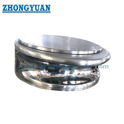 14" Stainless Steel Button Chock | Panduan Tali Tambat Berkilap untuk Kapal Pesiar & Kapal Kerja