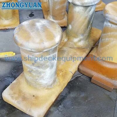 Bollard Bitt Ganda Besar untuk Tambat Tongkang | Baja Cor ASTM A27 Grade 70-36