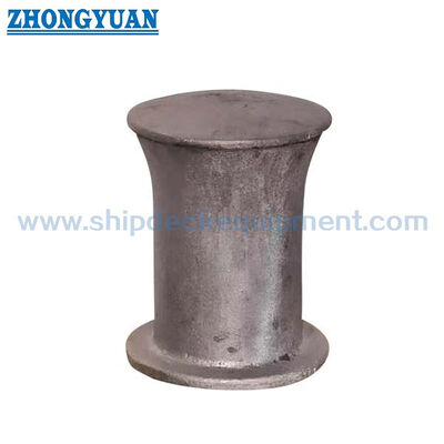 8" & 10" Tiang Baja Cor Bitt Tunggal untuk Tongkang & Perahu Kerja | Tipe Thru-Deck & Flush-Weld