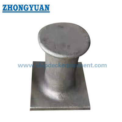 8" & 10" Tiang Baja Cor Bitt Tunggal untuk Tongkang & Perahu Kerja | Tipe Thru-Deck & Flush-Weld