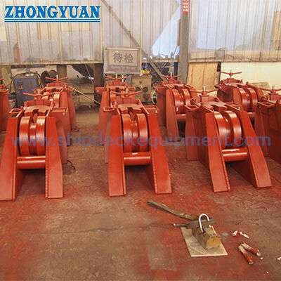 Roller Type Anchor Chain Stopper untuk 42 ∼ 132 mm Chain. CB/T 3844-2000