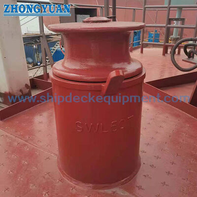 DIN 81907 Bentuk A Casting Roller Pedestal Roller Fairleads Ship Mooring Equipment
