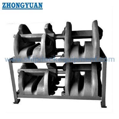 Bolted Anchor Chain Stopper untuk rantai 17?68 mm JIS F 2002-Type, Cast Steel atau Ductile Iron