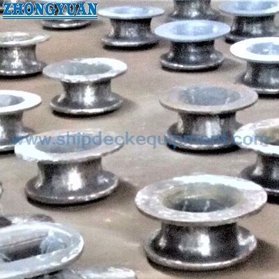 Casting Steel 6" 8" 10" Marine Button Chock ASTM A27-70-36 Peralatan Penambatan Kapal