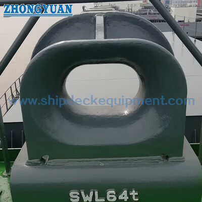 Deck-mounted Cast Steel Mooring Chock DIN 81915 Tipe C, SWL 10 sampai 320 kN