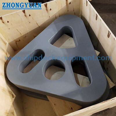 17 ¢ 600 t SWL Marine Delta Plate untuk Menarik Bridle