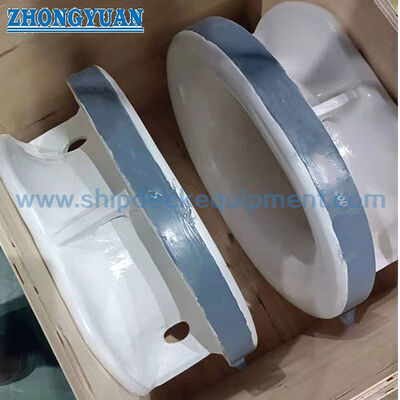 Bulwark Mounted Cast Steel Mooring Chock. ISO 13713 Tipe B untuk Mooring Kapal