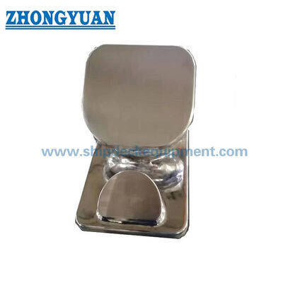 6-Inch Polished Stainless Steel Fixed Towing Chock untuk Tongkang Darat dan Perahu Kerja