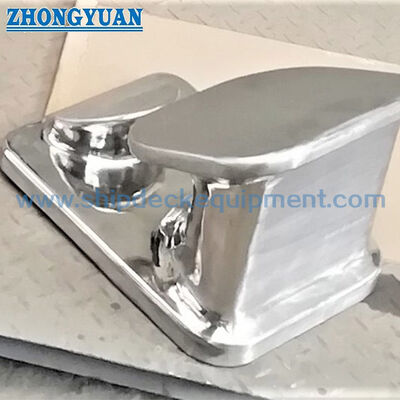 6-Inch Polished Stainless Steel Fixed Towing Chock untuk Tongkang Darat dan Perahu Kerja