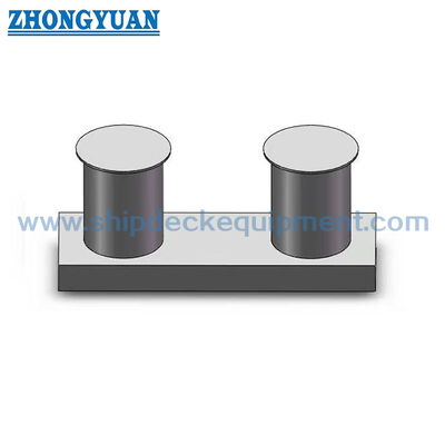 Bollard Bitt Ganda dengan Basis Sisipan untuk Penambatan dan Penarikan Kapal Tipe GB/T 554 B