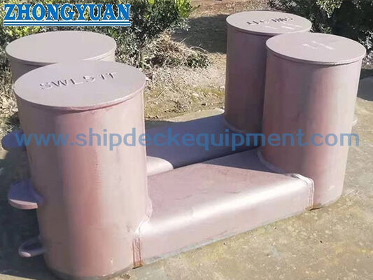 Bollard Baja Las Ganda dengan Pelat Dasar Kompak | ISO 13795 Tipe A untuk Tambat dan Penarikan Kapal