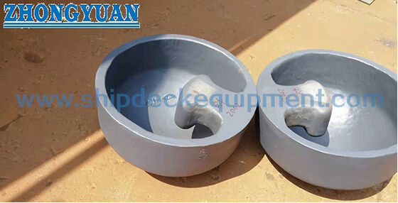 Cast Steel Recessed Bitt. Side-Shell Ship Towing yang sesuai dengan ISO 13799