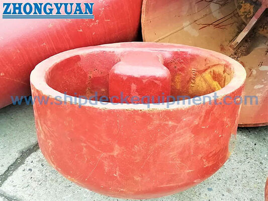 Cast Steel Recessed Bitt. Side-Shell Ship Towing yang sesuai dengan ISO 13799