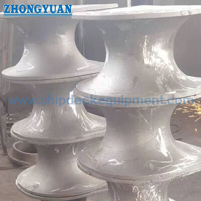 JIS F 2030 Tipe A Single Point Mooring Chock Oval Bow Bulwark Panduan Tali