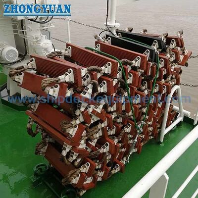 ISO 5489-2008 Kayu Langkah Kelautan Embarkasi Rope Ladder Marine Outfitting