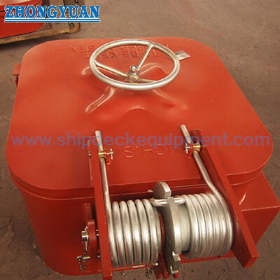 CB / T 3842 B Jenis Persegi Bertindak Cepat Kedap Air Penutup Hatch Kecil Perlengkapan Laut