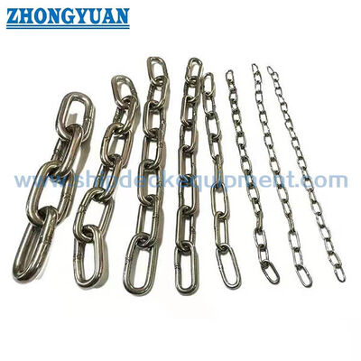 304/316 stainless steel open link anchor chain. 5×20 mm untuk anchoring kapal pesiar.