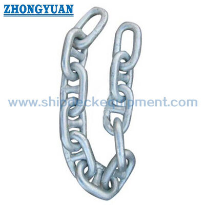 Hot-dip Galvanized Stud Link Anchor Chain Grade 2 & Grade 3 untuk Anchoring Marinir
