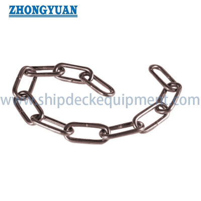 Rantai Link Medium Standard Inggris. Rantai Baja Las 3,2 × 25,4 mm.