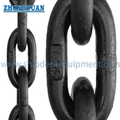 British Standard Long Pitch Link Chain. Cranked Link Chain untuk aplikasi industri dan laut.