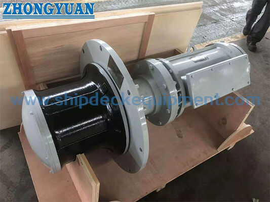 5 ¢ 250 kN Electric Vertical Mooring Capstan untuk Dek Kapal. 9 ¢ 18 m/min Penanganan Tali