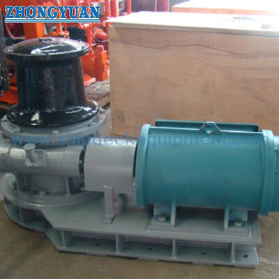 Marine Electric Mooring Capstan dengan Penggerak Motor Horizontal | Deck-Mounted Warping Capstan