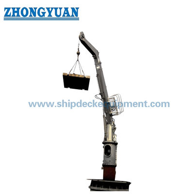 1 ¢ 8T Pedestal Knuckle Hydraulic Boom Marine Deck Crane