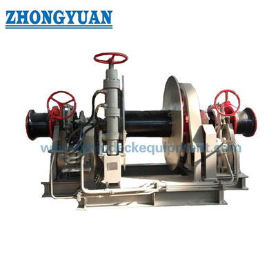 Φ64 mm Windlass Anchor Elektro-Hydraulic Combined & Mooring Winch untuk Dek Kapal