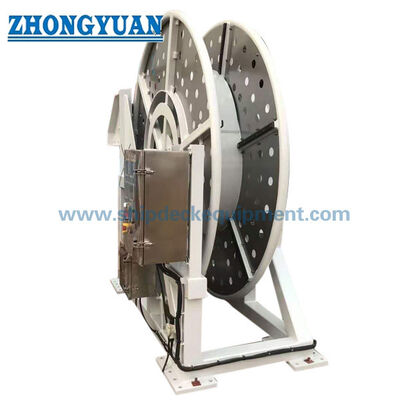 50 kN Kabel Listrik & Selang Reel Winch untuk Kapal Teknik Offshore