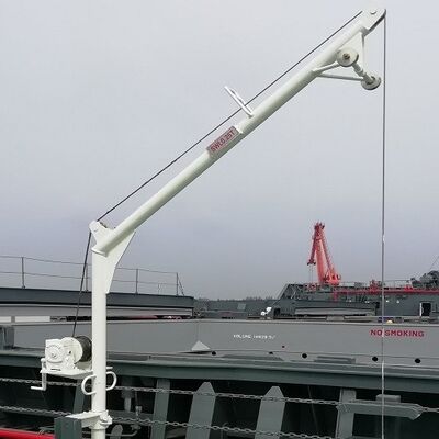 0.2-0.8T Davit Sampah Bergerak untuk Palka Kapal Curah