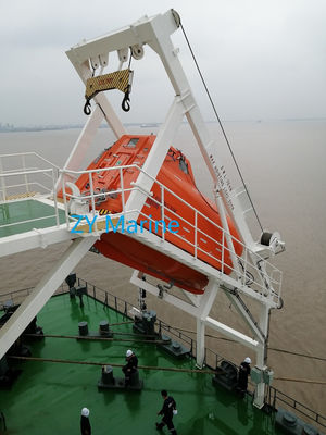 Persetujuan Kelas MED Free Fall Lifeboat Launching Appliance Ship Life Saving Equipment