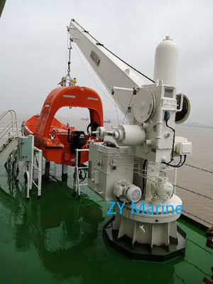 14kN Fixed Arm Slewing Type Rescue Boat Davit Ship Life Saving Equipment