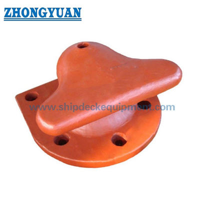 Casting Steel Tee Head Dock Bollard Dengan Peralatan Penambatan Kapal Anchorage