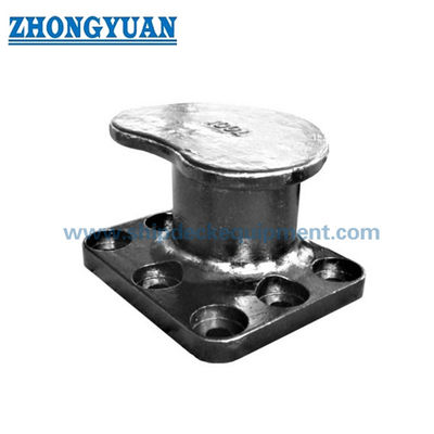 Casting Steel Bolted Anchorage Dock Bollard Kidney Bollard Ship Mooring Equipment