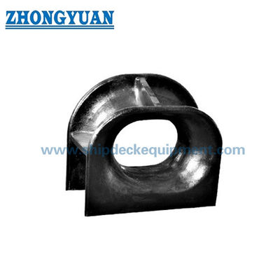 ISO 13729 Tipe A Deck Mounted Casting Steel Closed Mooring Chock Ship Towing Equipment