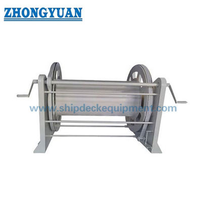Dua Pegangan CB / T 3468-92 Tipe C Mooring Rope Reel Kawat Baja Reel Kapal Dek Peralatan