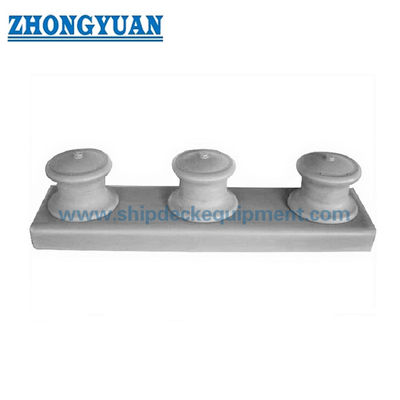 150-450mm Buka Tipe 3 Roller Shipside Fairlead JIS F2014 Panduan Tali untuk Mooring Kapal