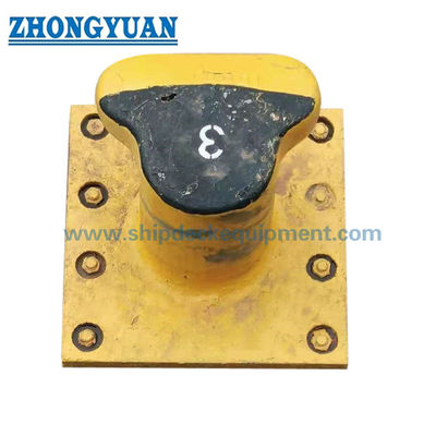 5 ¢ 100 t SWL Cast Steel T-Head Mooring Bollard Untuk Pelabuhan, Dermaga & Jetties