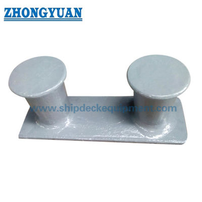 ASTM A27-70-36 Cast Steel 8" 10" Double Bitt Tanpa Tanduk Kapal Mooring Equipment
