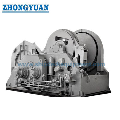 Air Terjun Hydraulic Menarik Winch Double Drum Winch Dengan Remote Control