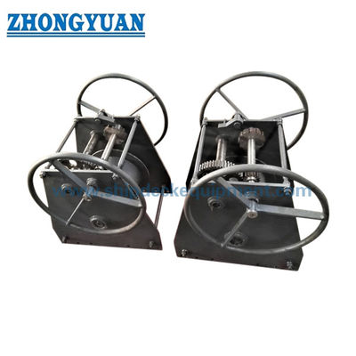 Single Drum Hand Coupling Winch Operasi Manual Winch Ship Deck Equipment